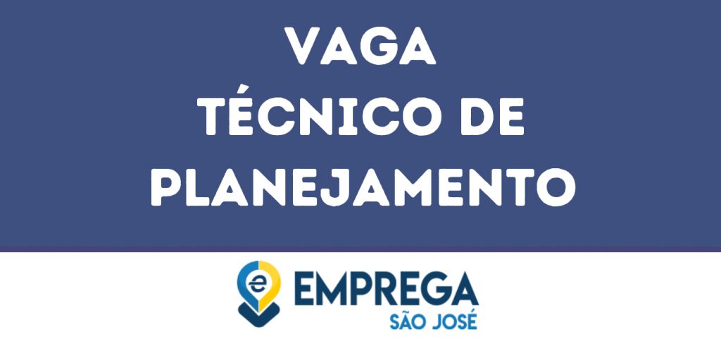 Técnico De Planejamento-São José Dos Campos - Sp 1