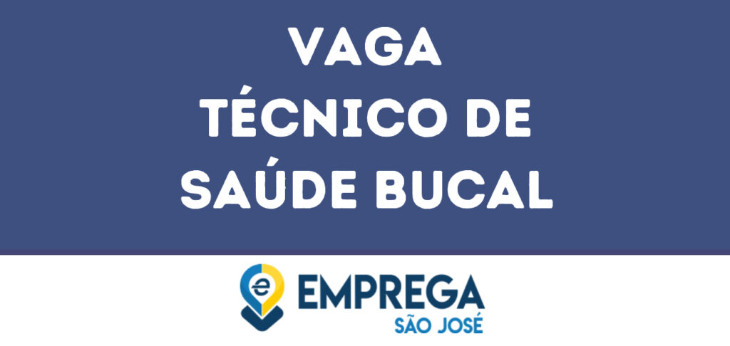 Técnico De Saúde Bucal-São José Dos Campos - Sp 1