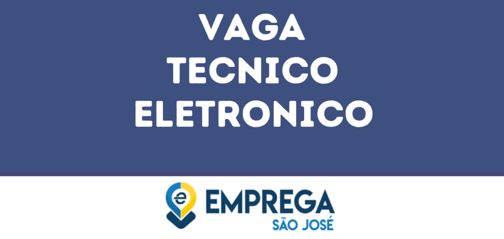 Tecnico Eletronico-São José Dos Campos - Sp 1