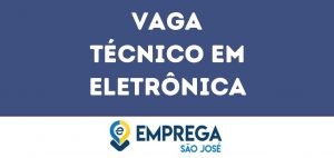 Técnico Em Eletrônica-São José Dos Campos - Sp 14