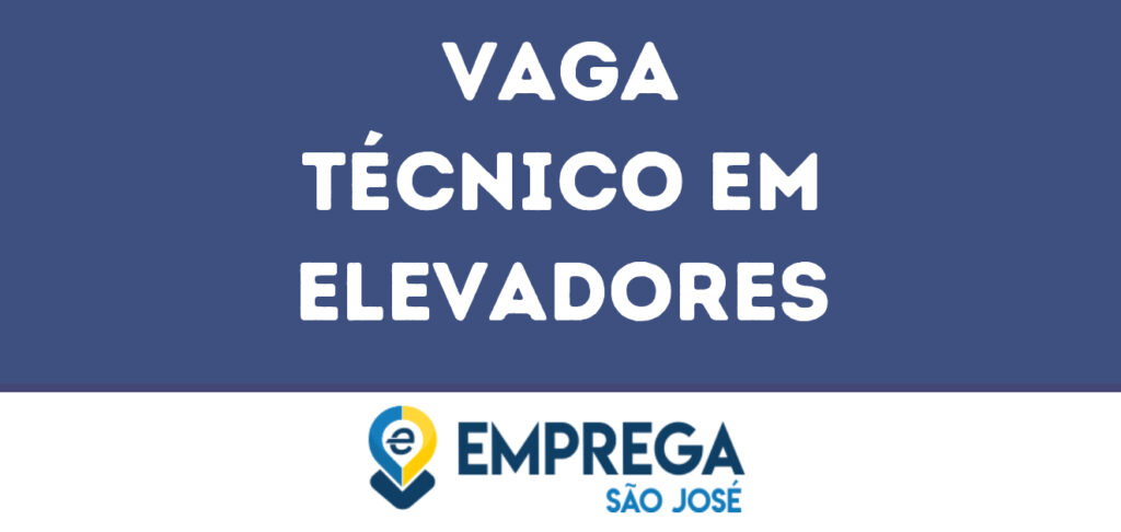 Técnico Em Elevadores-São José Dos Campos - Sp 1