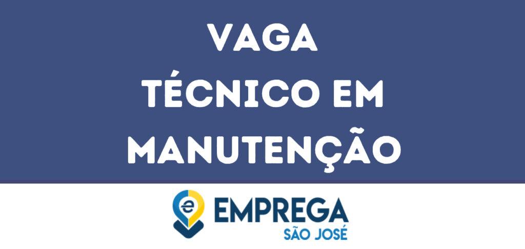 Técnico Em Manutenção-São José Dos Campos - Sp 1