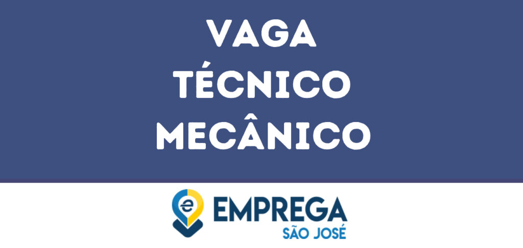 Técnico Mecânico-São José Dos Campos - Sp 1