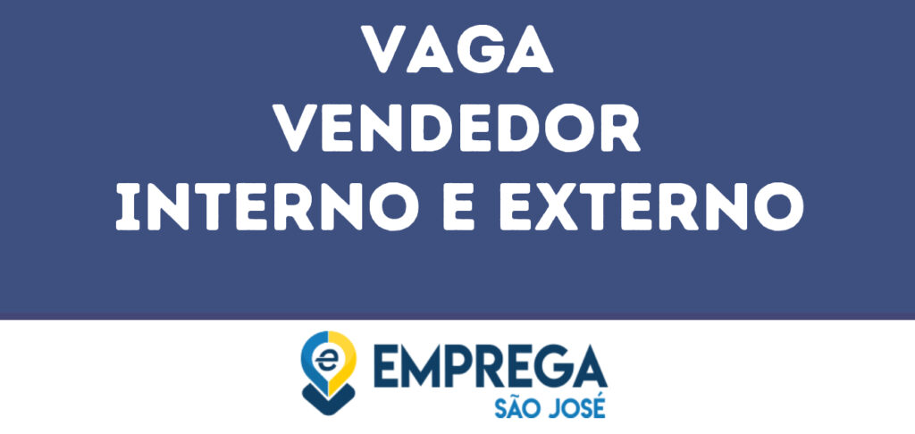 Vendedor Interno E Externo-São José Dos Campos - Sp 1