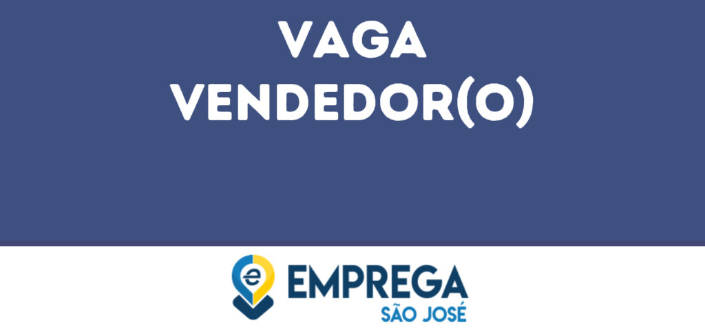 Vendedor(O)-São José Dos Campos - Sp 1