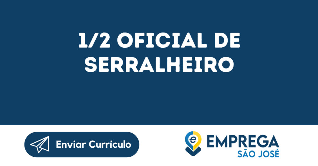 1/2 Oficial De Serralheiro-São José Dos Campos - Sp 1