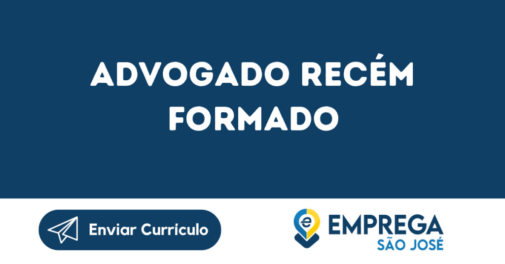 Advogado Recém Formado-São José Dos Campos - Sp 1