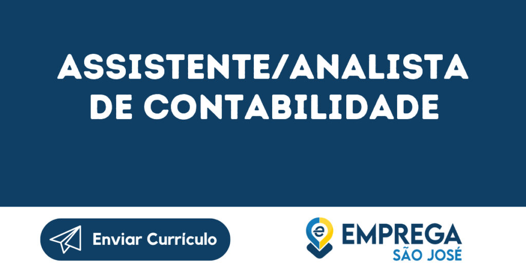 Assistente/Analista De Contabilidade-São José Dos Campos - Sp 1