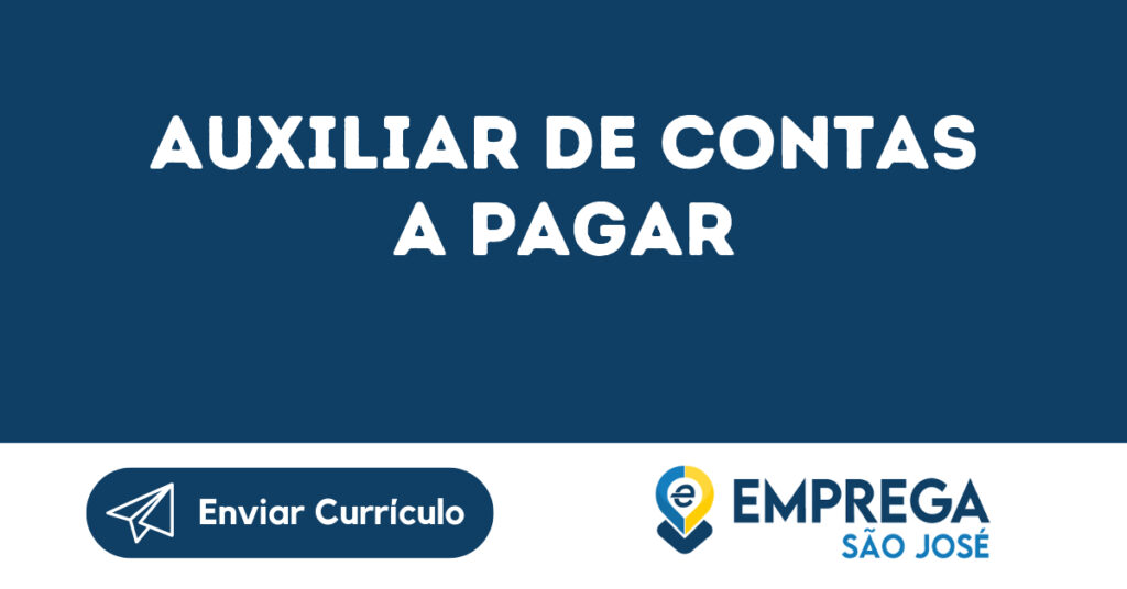 Auxiliar De Contas A Pagar-São José Dos Campos - Sp 1