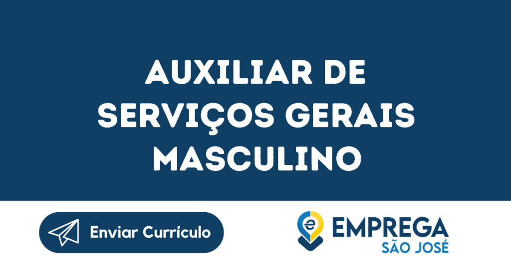 Auxiliar De Serviços Gerais Masculino-São José Dos Campos - Sp 1