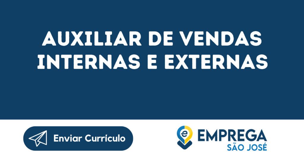 Auxiliar De Vendas Internas E Externas - São José Dos Campos 1