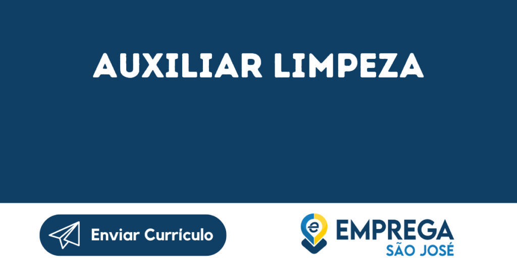 Auxiliar Limpeza-São José Dos Campos - Sp 1