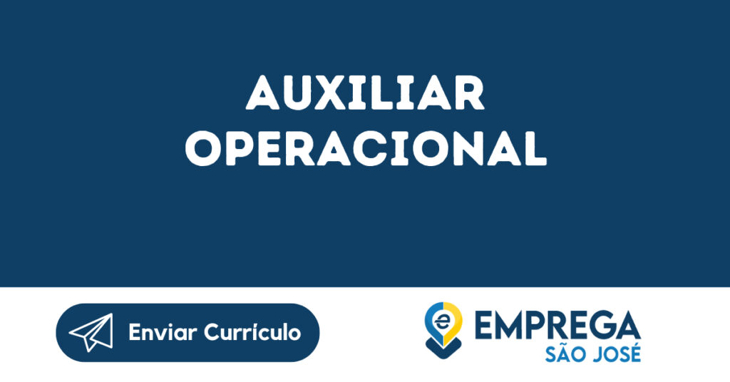 Auxiliar Operacional-São José Dos Campos - Sp 1