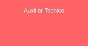 Auxiliar Tecnico-São José Dos Campos - Sp 5