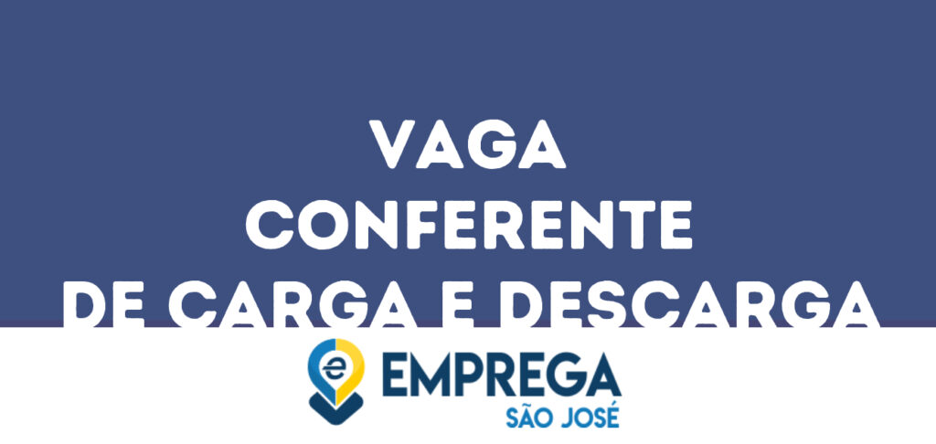 Conferente De Carga E Descarga-Guararema - Sp 1