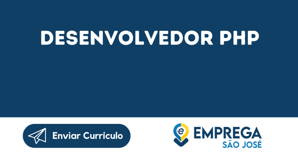 Desenvolvedor Php-São José Dos Campos - Sp 1