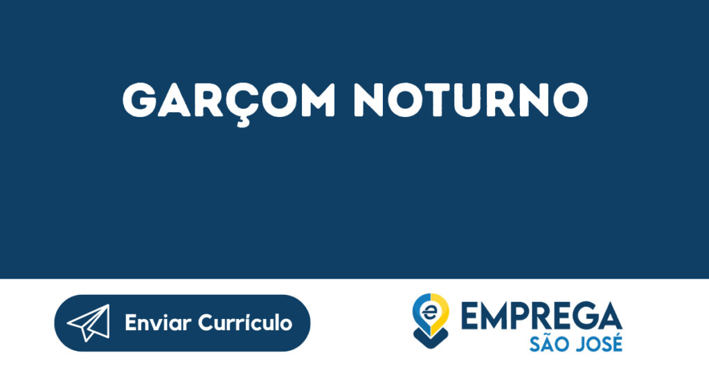 Garçom Noturno-São José Dos Campos - Sp 1