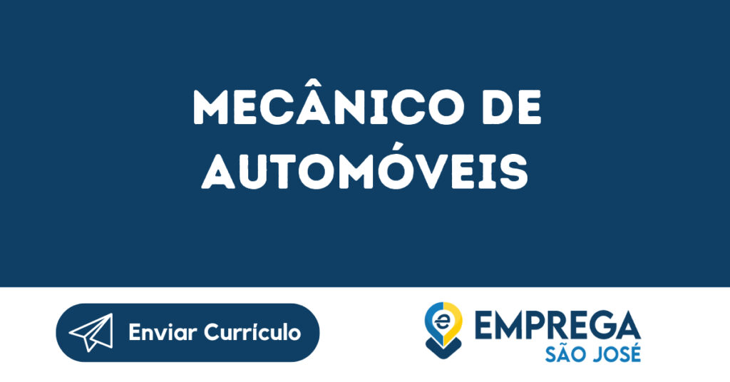 Mecânico De Automóveis-São José Dos Campos - Sp 1