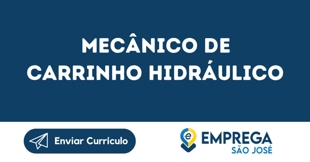 Mecânico De Carrinho Hidráulico-São José Dos Campos - Sp 1