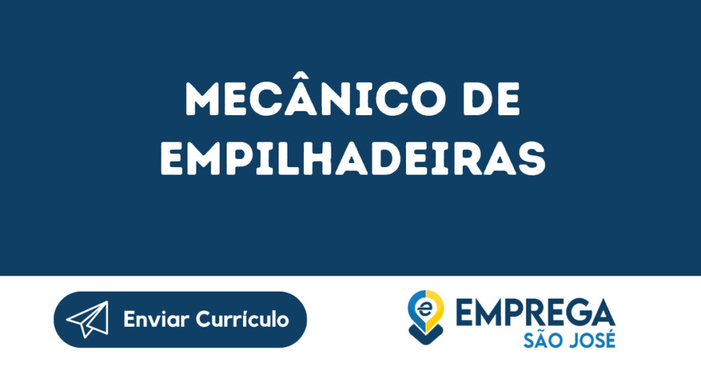 Mecânico De Empilhadeiras-Caçapava - Sp 1