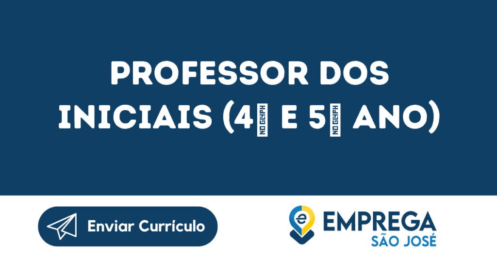 Professor Dos Iniciais (4º E 5º Ano)-Jacarei - Sp 1