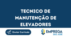 Tecnico De Manutenção De Elevadores-São José Dos Campos - Sp 9