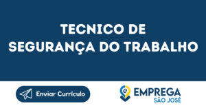 Tecnico De Segurança Do Trabalho-Jacarei - Sp 5