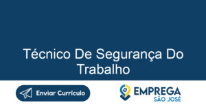 Técnico De Segurança Do Trabalho-Jacarei - Sp 2