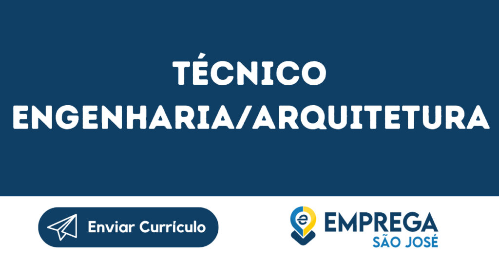 Técnico Engenharia/Arquitetura -São José Dos Campos - Sp 1