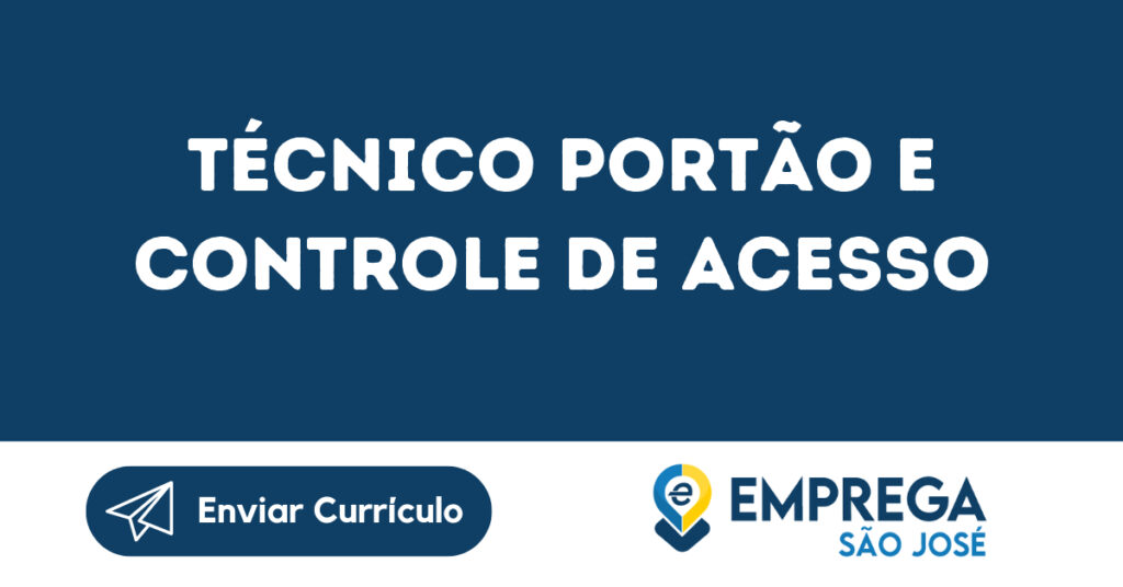 Técnico Portão E Controle De Acesso-São José Dos Campos - Sp 1