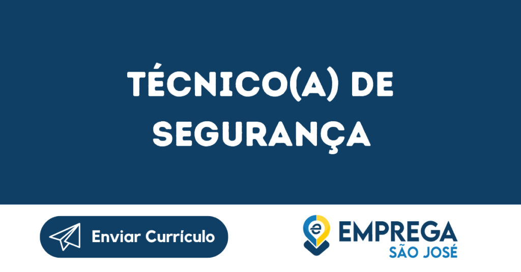 Técnico(A) De Segurança-Jacarei - Sp 1