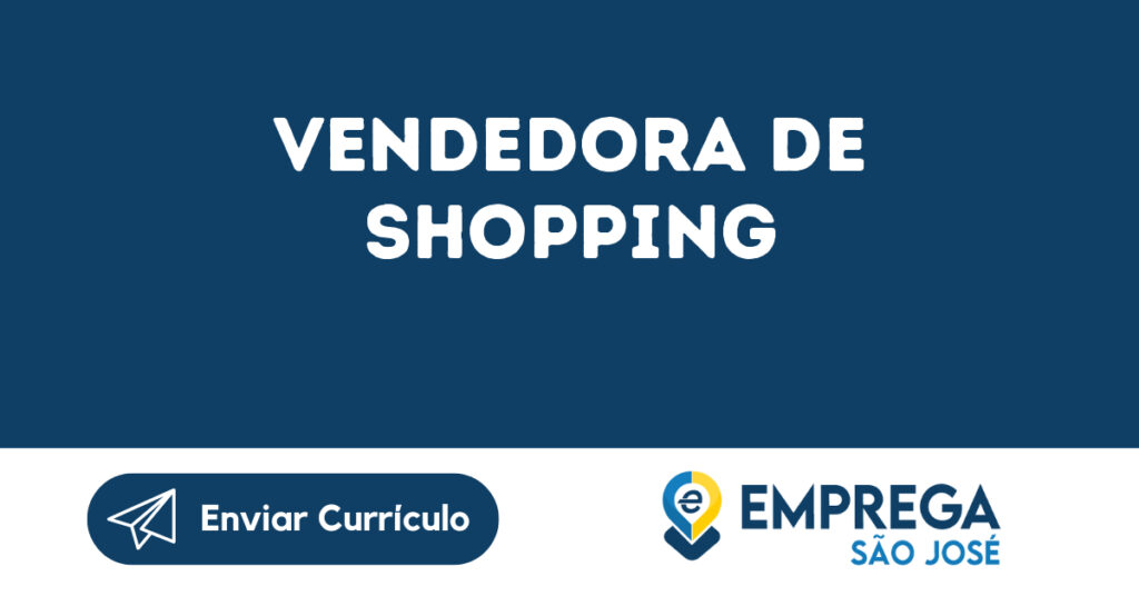 Vendedora De Shopping-São José Dos Campos - Sp 1