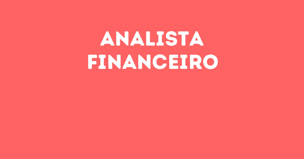 Analista Financeiro-São José Dos Campos - Sp 1