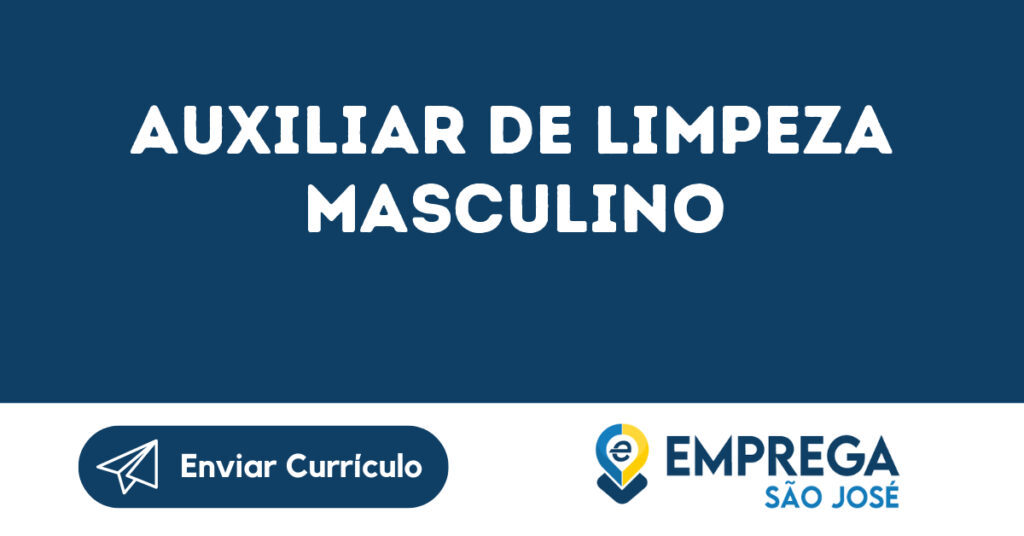 Auxiliar De Limpeza Masculino-Jacarei - Sp 1