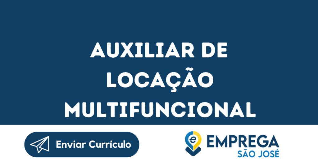 Auxiliar De Locação Multifuncional-Caçapava - Sp 1