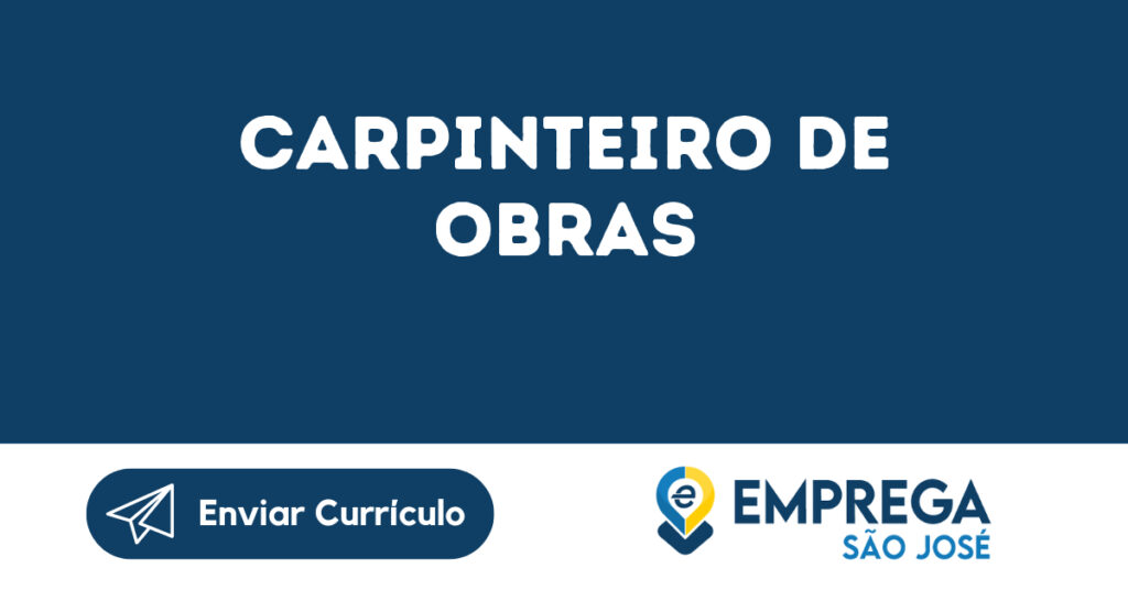 Carpinteiro De Obras-Jacarei - Sp 1