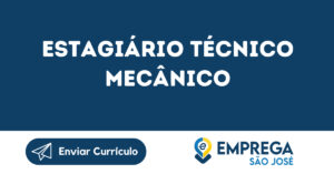 Estagiário Técnico Mecânico-Jacarei - Sp 1