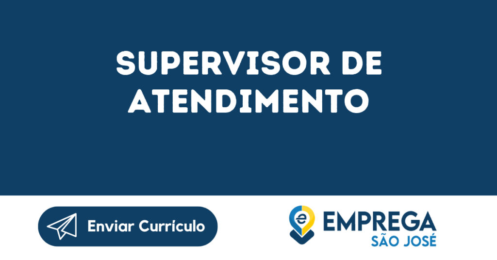 Supervisor De Atendimento-São José Dos Campos - Sp 1