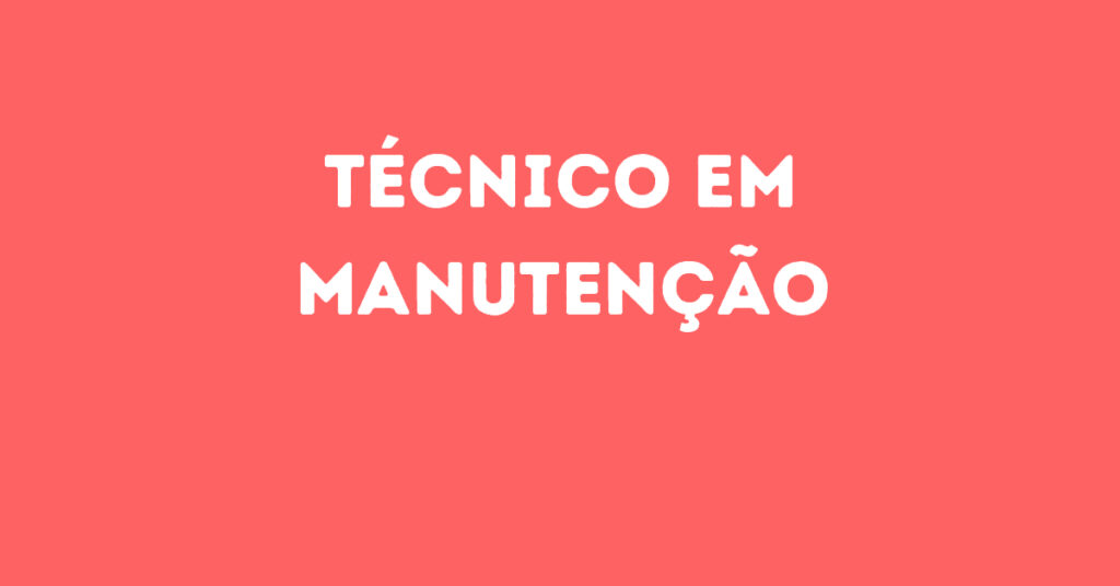 Técnico Em Manutenção-São José Dos Campos - Sp 1