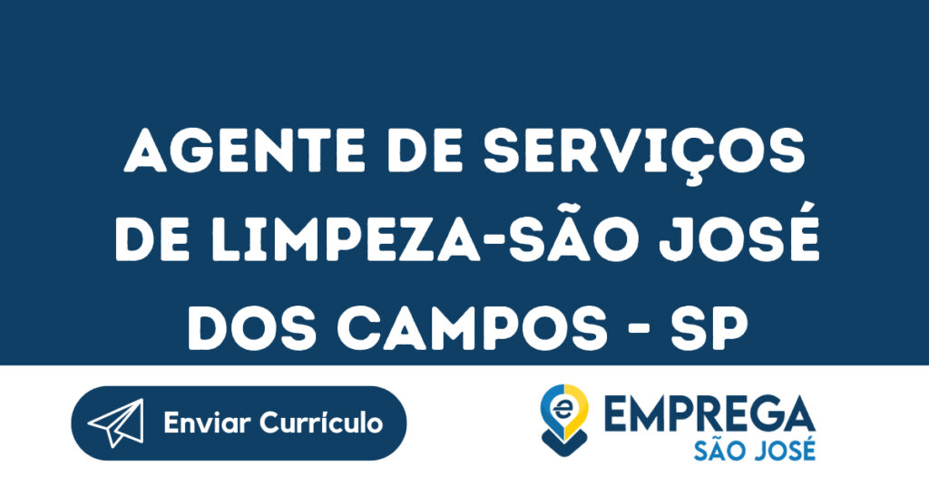 Agente De Serviços De Limpeza-São José Dos Campos - Sp 1