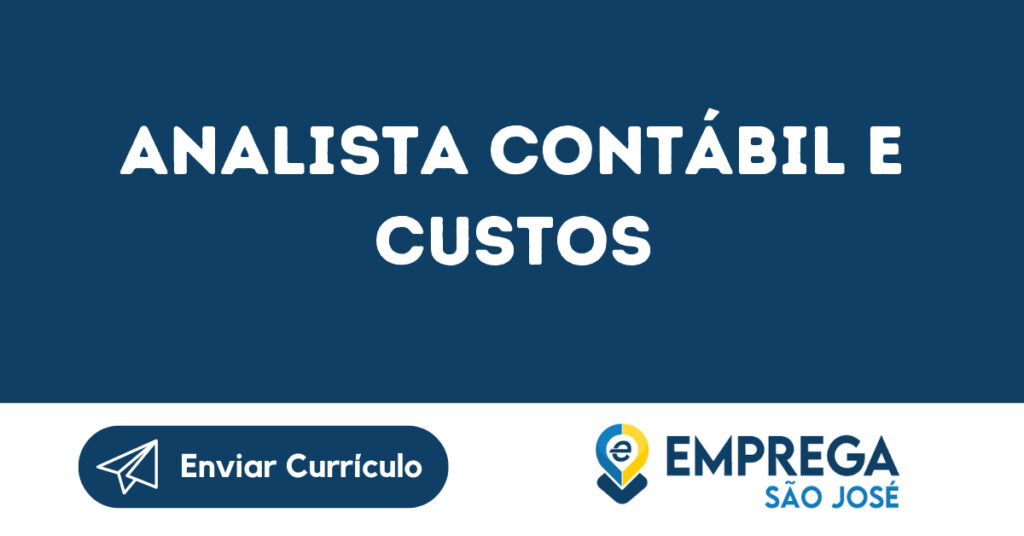 Analista Contábil E Custos-Jacarei - Sp 1