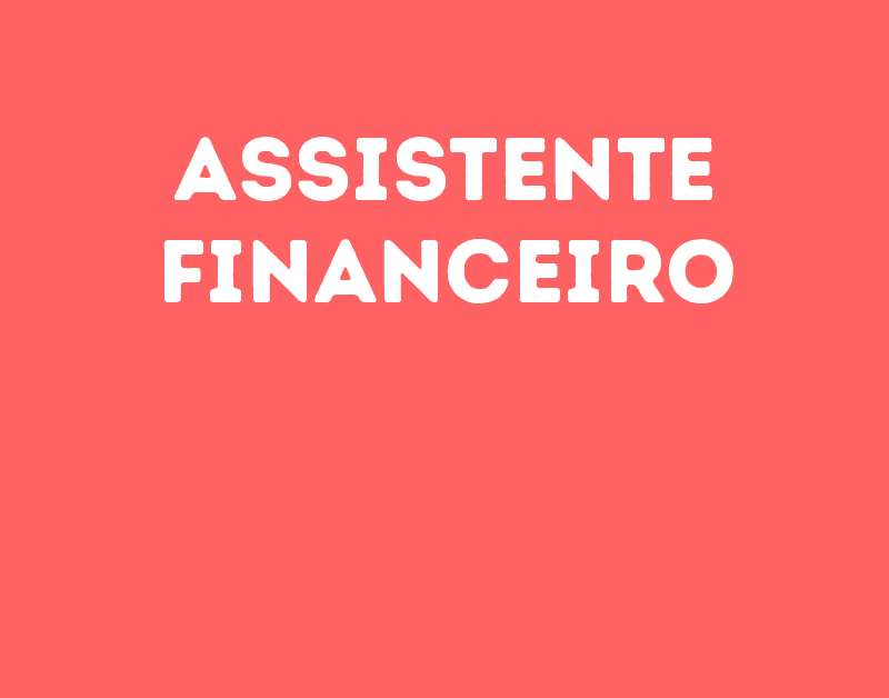 Assistente Financeiro-São José Dos Campos - Sp 1