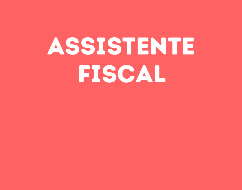 Assistente Fiscal-São José Dos Campos - Sp 1