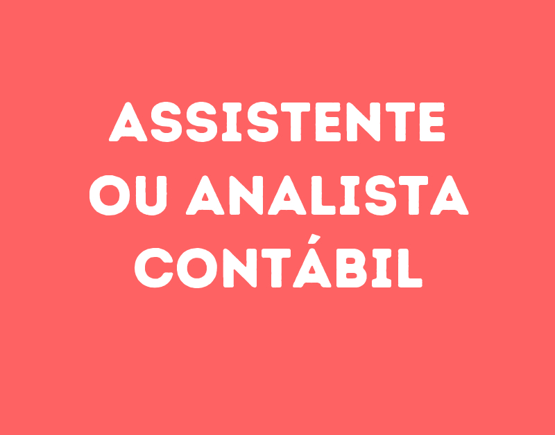 Assistente Ou Analista Contábil-São José Dos Campos - Sp 1