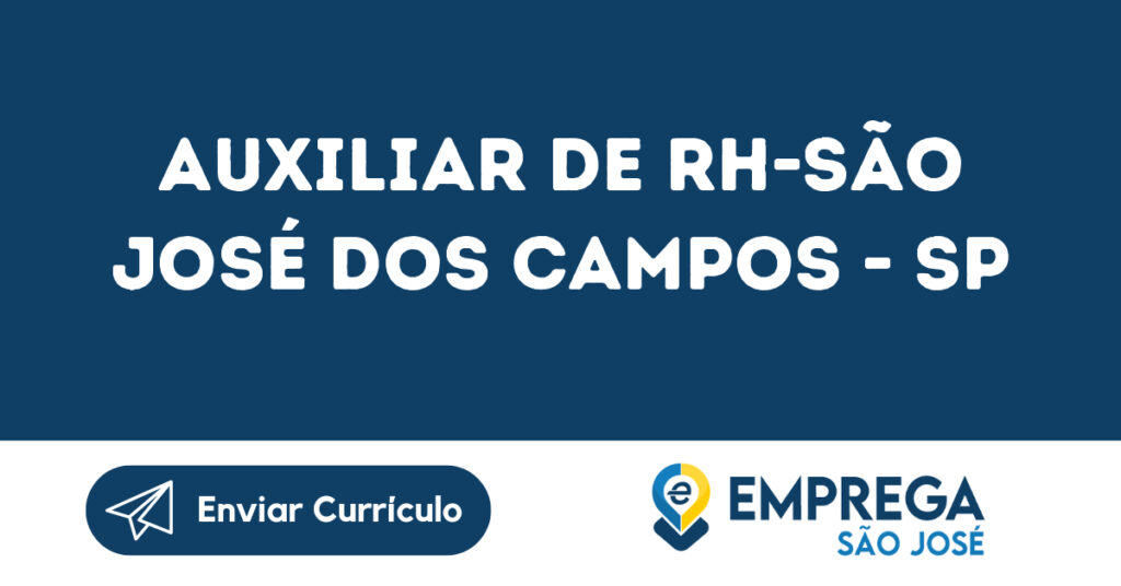 Auxiliar De Rh-São José Dos Campos - Sp 1