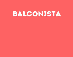 Balconista-São José Dos Campos - Sp 5