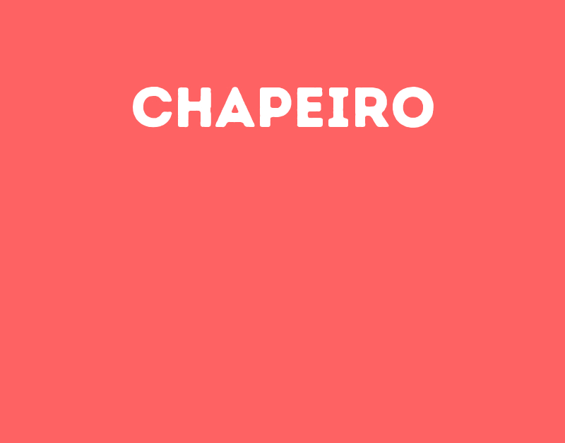Chapeiro-São José Dos Campos - Sp 1