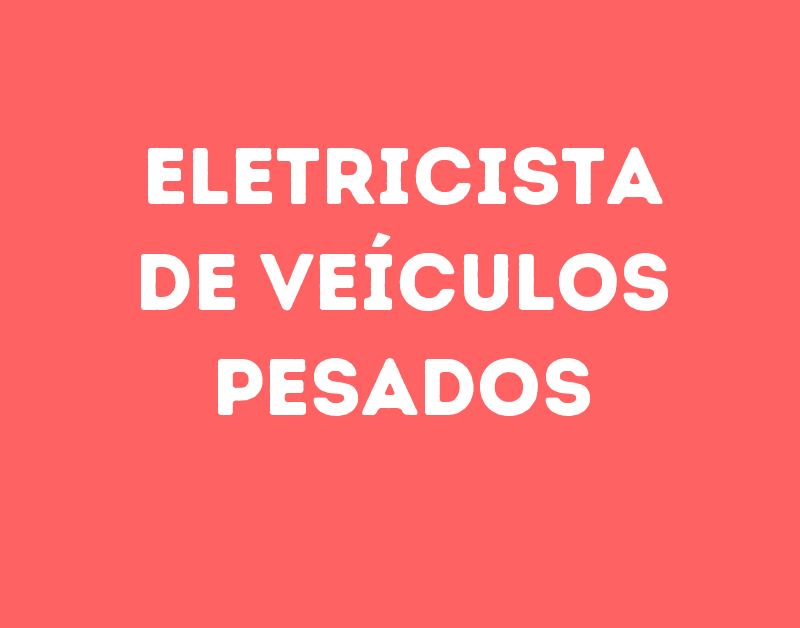 Eletricista De Veículos Pesados-Jacarei - Sp 1