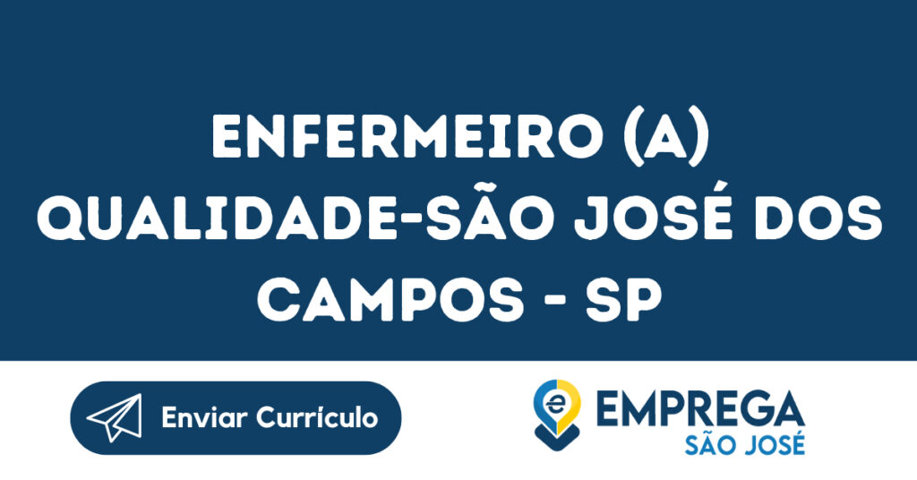 Enfermeiro (A) Qualidade-São José Dos Campos - Sp 1