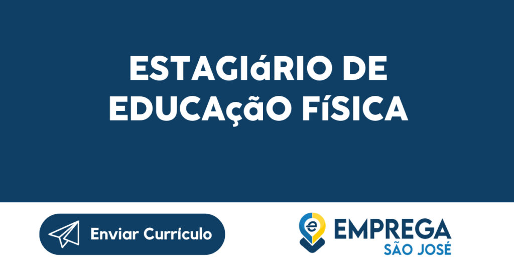 Estagiário De Educação Física-São José Dos Campos - Sp 1